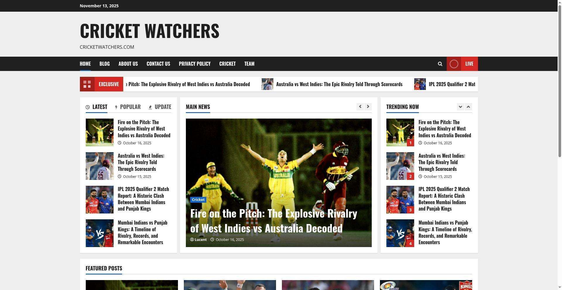 cricketwatchers.com