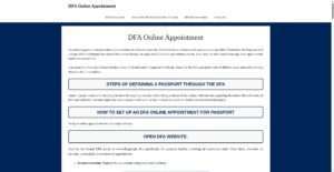 dfaonlineappointment.com