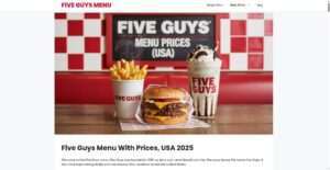 fiveguysmenus.com
