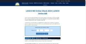 lescobillpay.pk