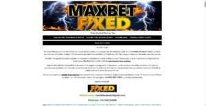 maxbetfixed.com