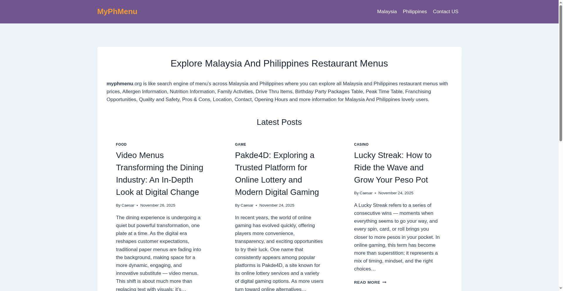 myphmenu.org