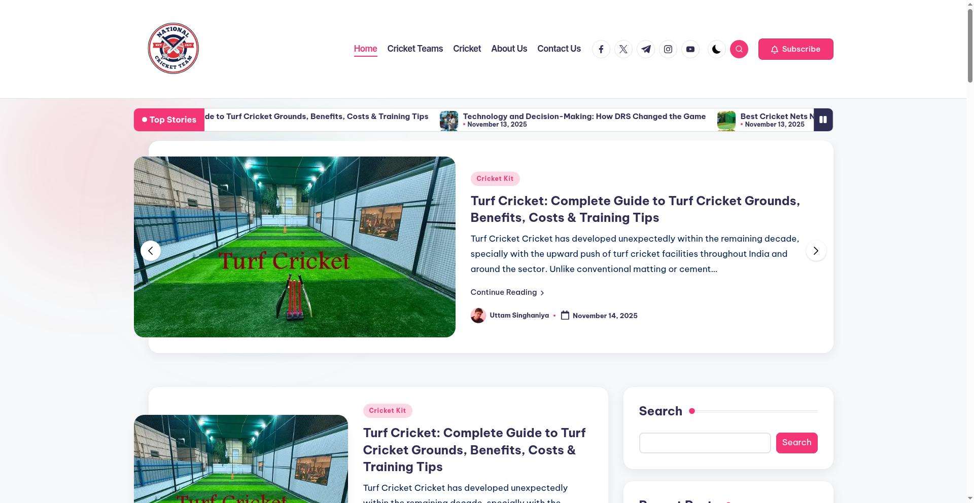nationalcricketteam.com
